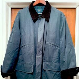 Brooks Brothers Black and Green Quilted Barn Jacket Men’s Large